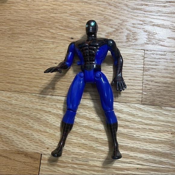 Spiderman Vintage 1995 Marvel Animated Wall Crawler Spider Sense Action Figure - Picture 2 of 4